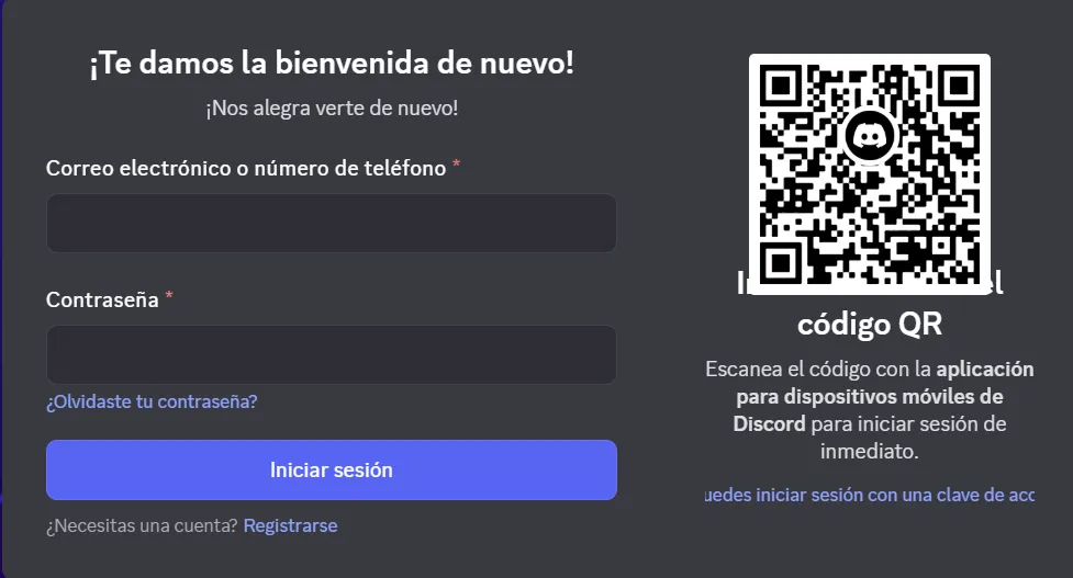 como entrar en mi cuenta de discord