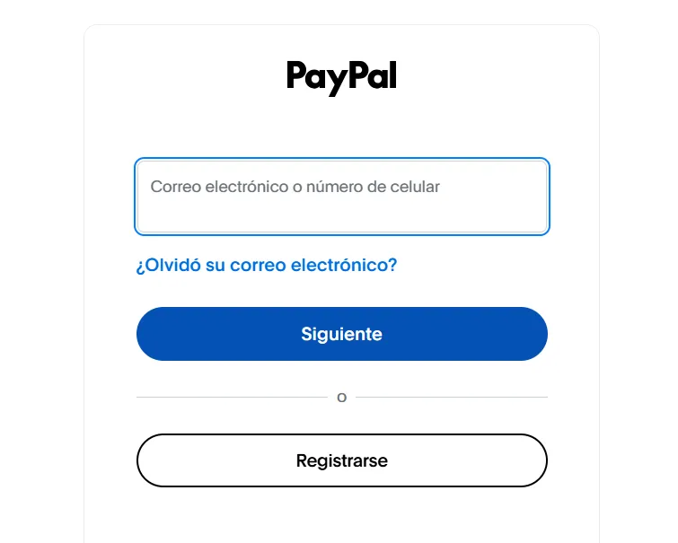 como entrar en mi cuenta de paypal
