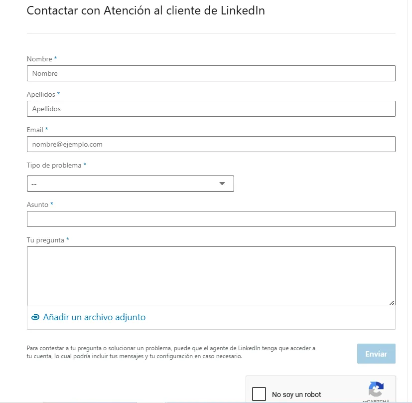 contactar con linkedin sin iniciar sesion