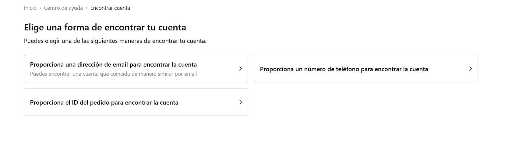 encuentra tu cuenta de temu