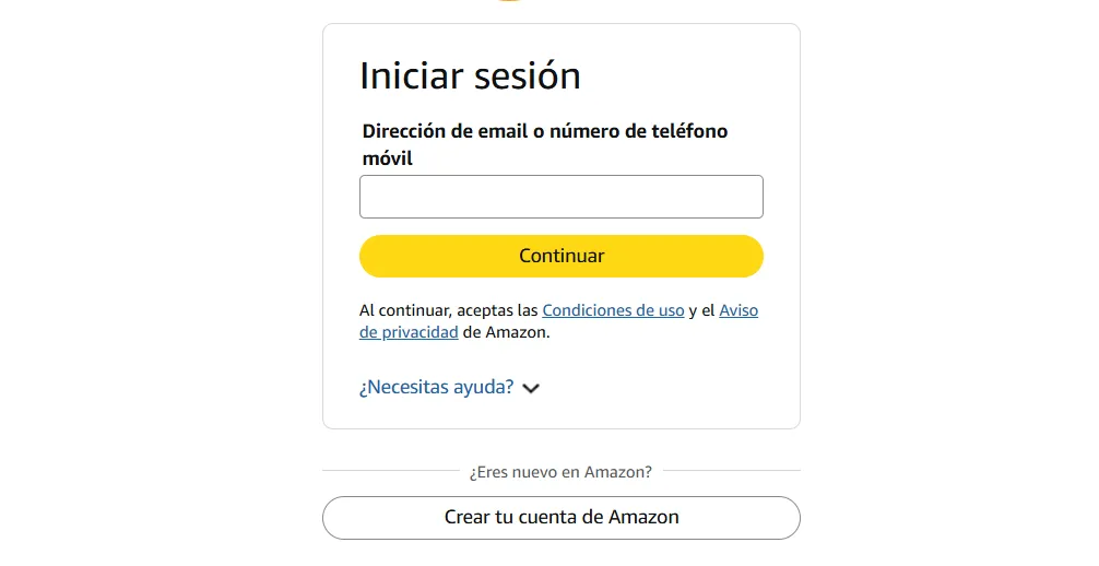 entrar a mi cuenta de amazon