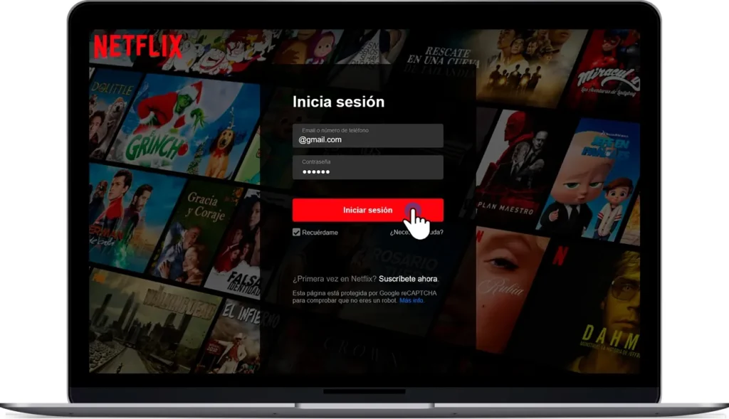 iniciar sesion en pc Netflix