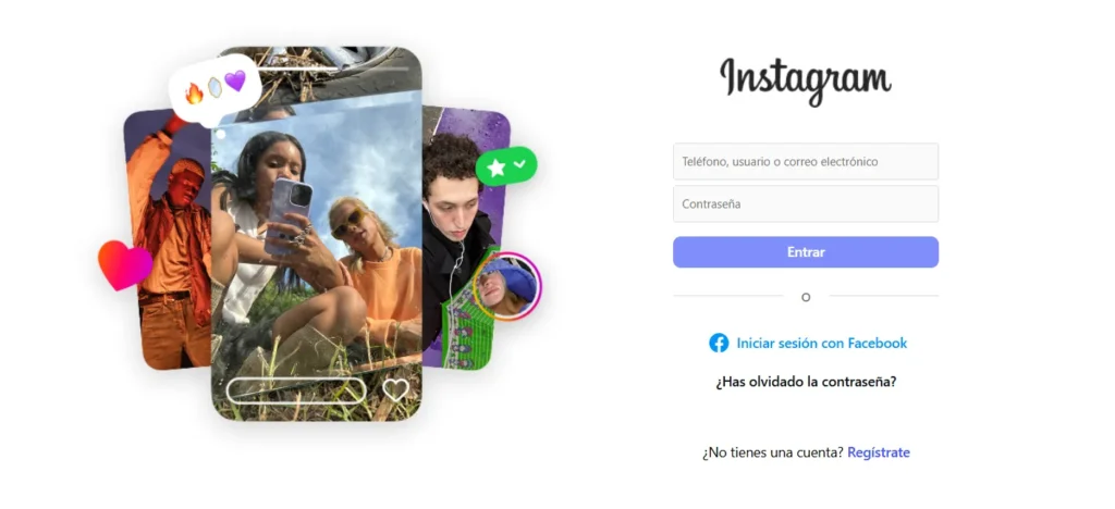 iniciar sesion instagram